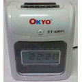 OKYO ET-6800 Time Recorder (Digital Display) FREE TIME CARD / CARD RACK PLUS INSTALLATION